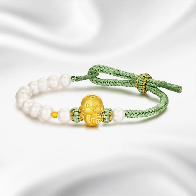 Qing Yi Gold Bracelet Unisex-3