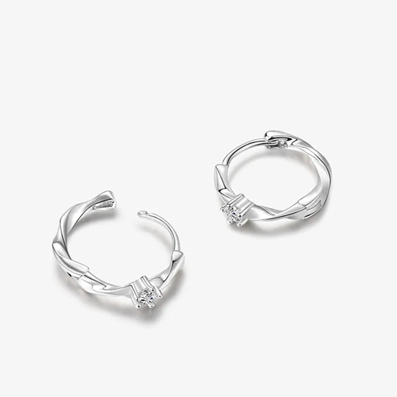 Qing Yi 999 Fine Silver Earrings Unisex-1