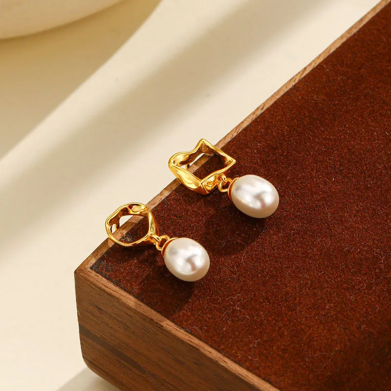 Qing Yi Freshwater Pearl Earrings Women's-2