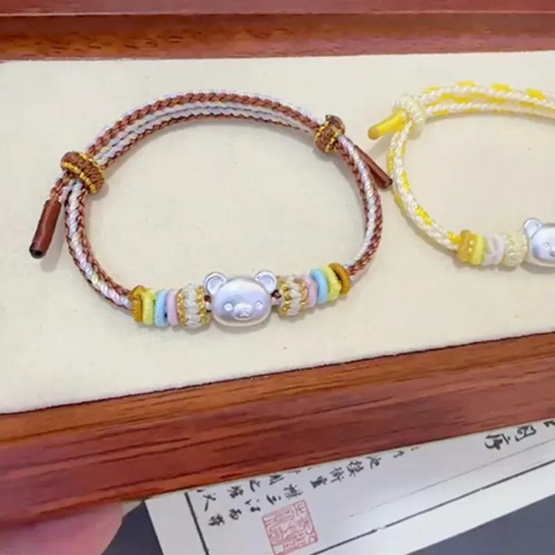 Qing Yi 999 Fine Silver Bracelets Unisex-6