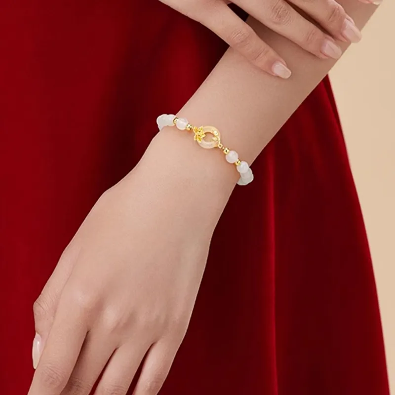 Qing Yi Chalcedony Bracelets Unisex-2
