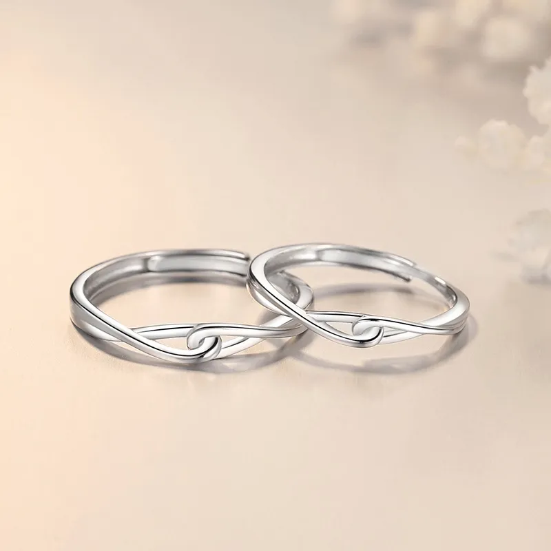 Qing Yi 999 Fine Silver Rings Unisex-5