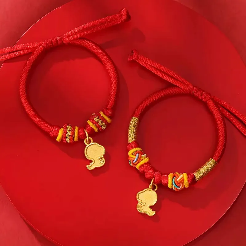 Qing Yi Gold Bracelet Unisex-2