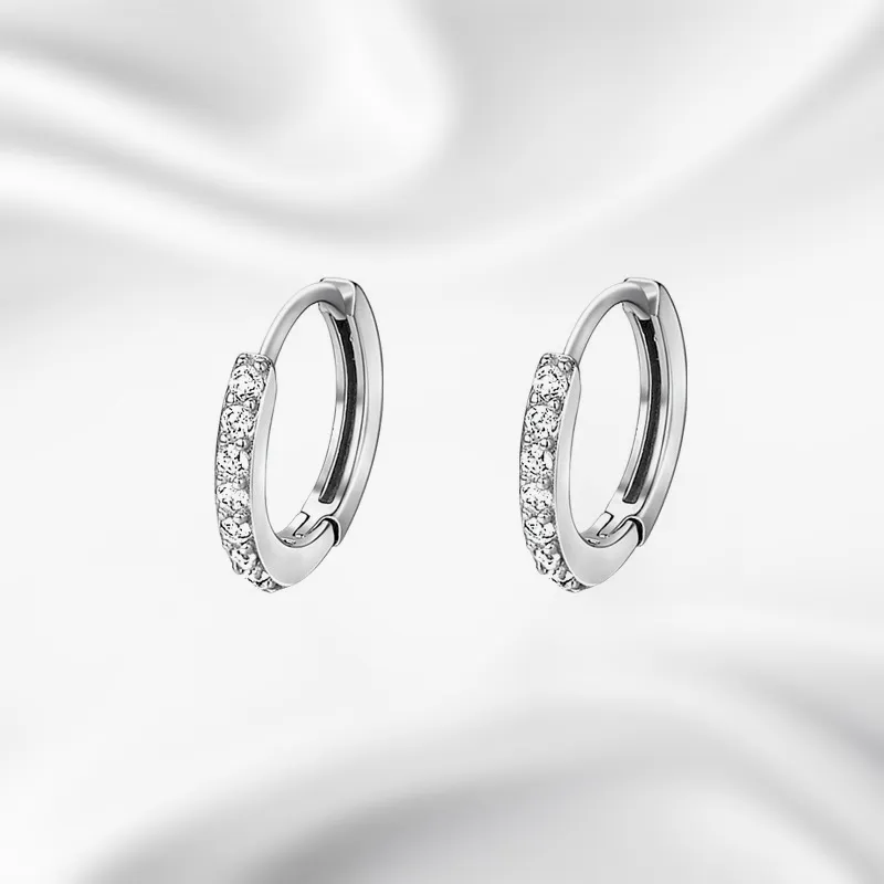 Qing Yi 999 Fine Silver Earrings Unisex-1