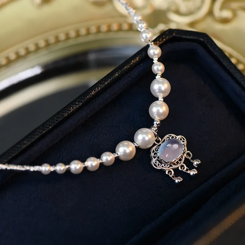 Qing Yi 925 Sterling Silver Necklaces Women's-4
