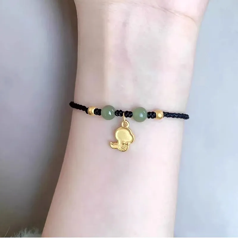 Qing Yi Gold Bracelet Unisex-3