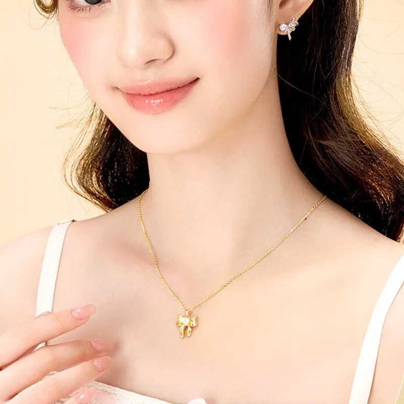 Qing Yi 999 Fine Silver Necklaces Women's-6