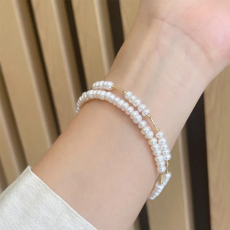 Qing Yi Freshwater Pearl Bangles Unisex-4