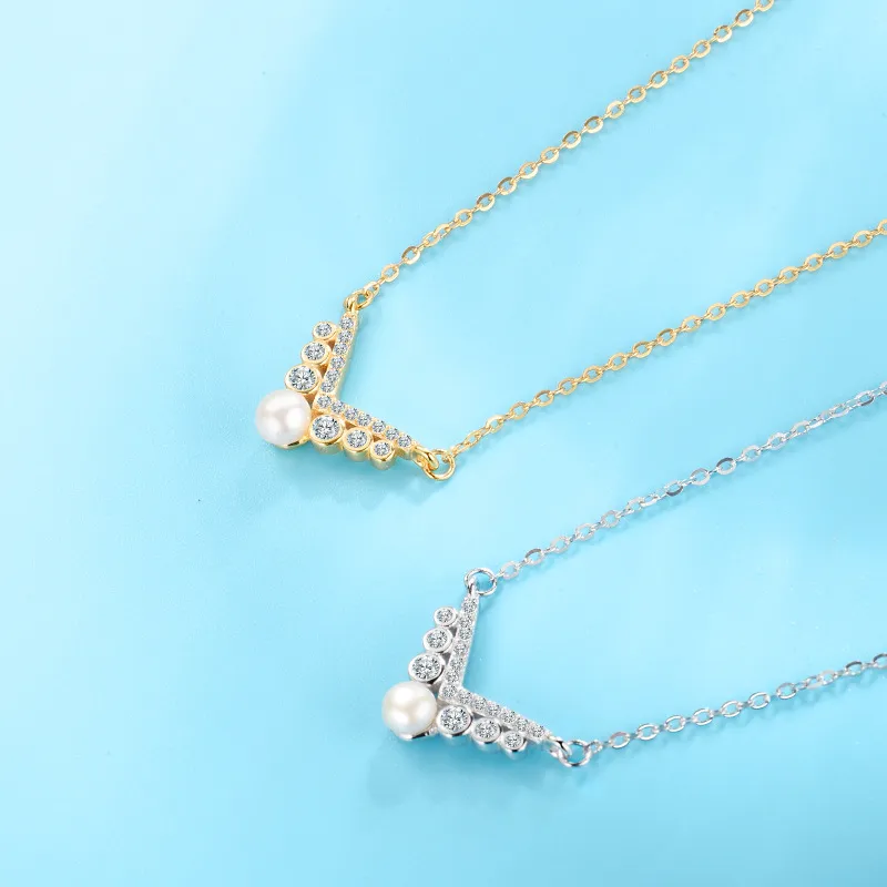 Qing Yi Freshwater Pearl Necklaces Women's-3