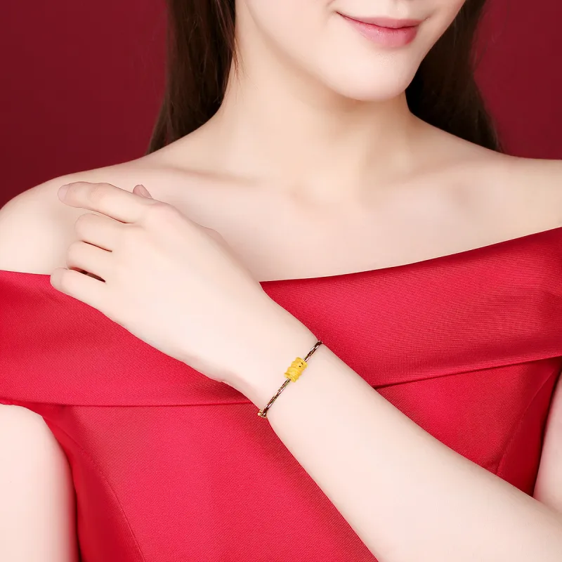 Qing Yi Gold Bracelet Unisex-4