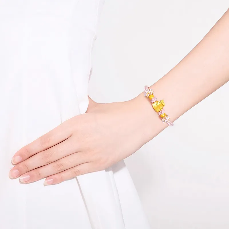 Qing Yi Gold Bracelet Women's-3