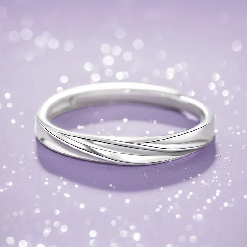 Qing Yi 999 Fine Silver Rings Unisex-4