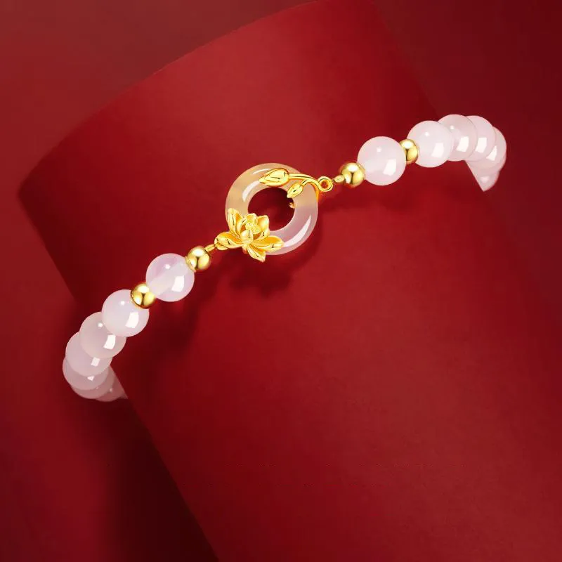 Qing Yi Chalcedony Bracelets Unisex-4