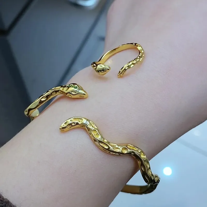 Qing Yi 925 Sterling Silver Bangles Unisex-5