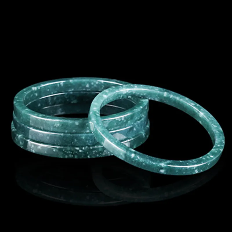 Qing Yi Glutinous Jade Bangles Unisex-1