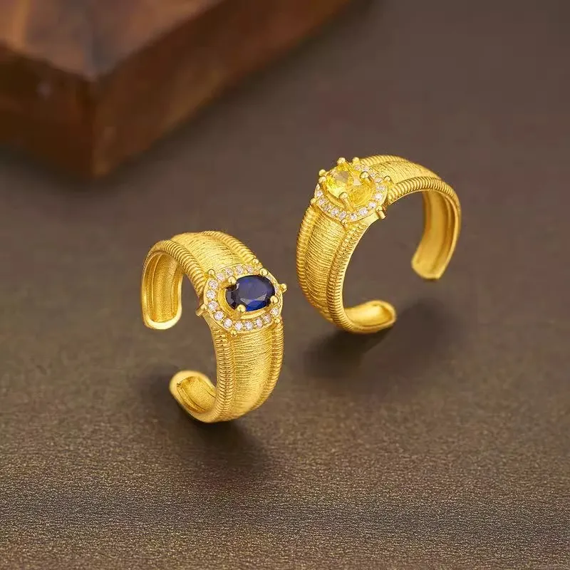 Qing Yi 999 Fine Silver Rings Unisex-2