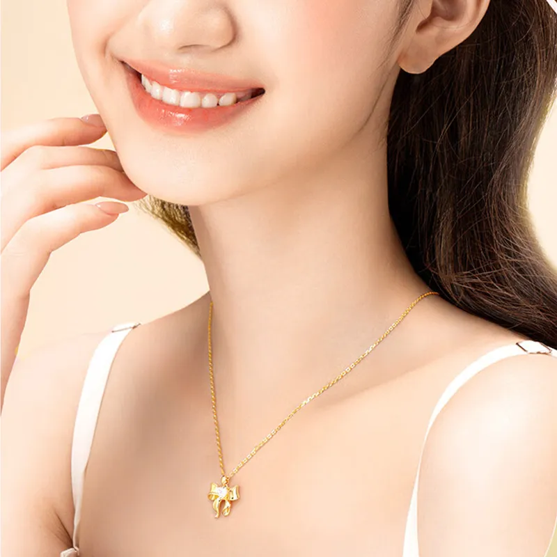 Qing Yi 999 Fine Silver Necklaces Women's-5