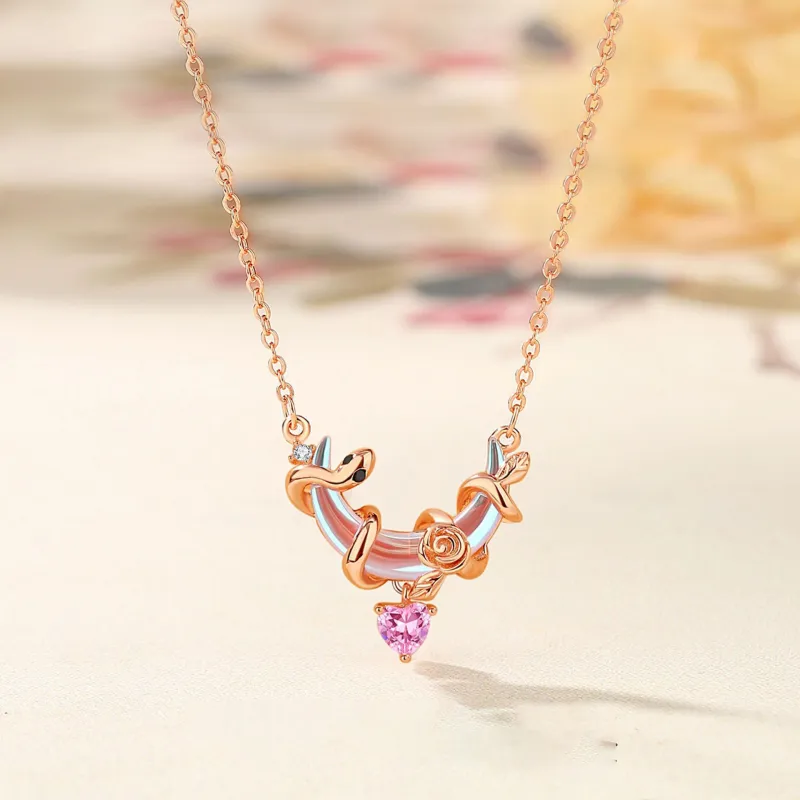 Qing Yi 925 Sterling Silver Necklaces Women's-1