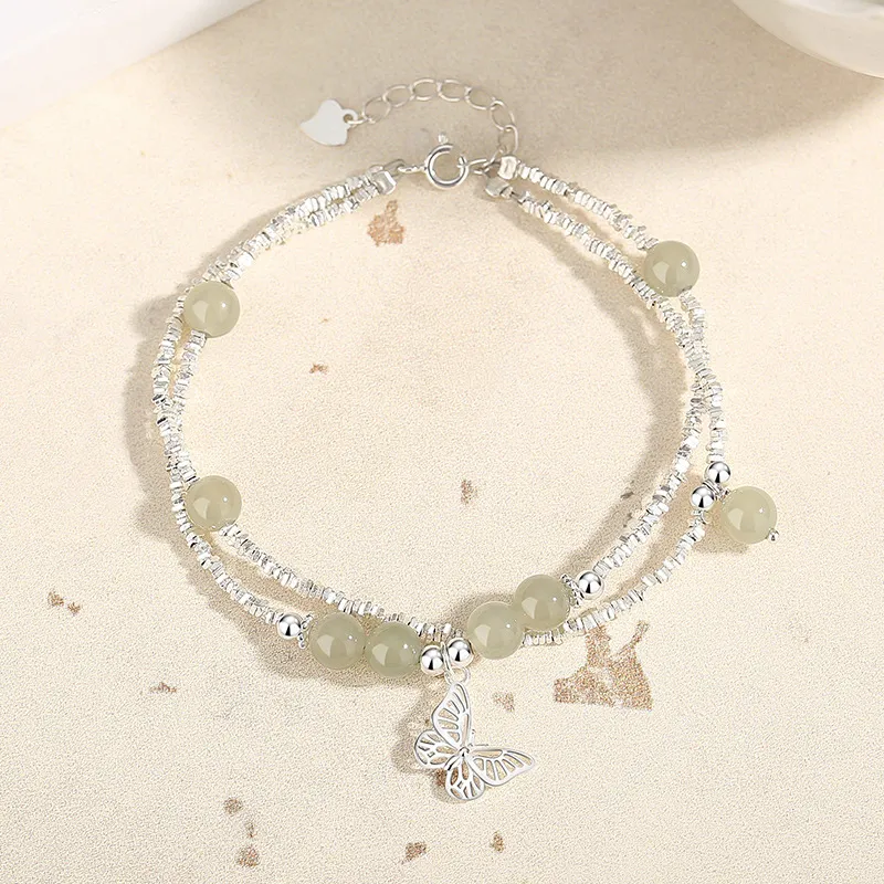 Qing Yi Bracelets Green Jade Women's-4