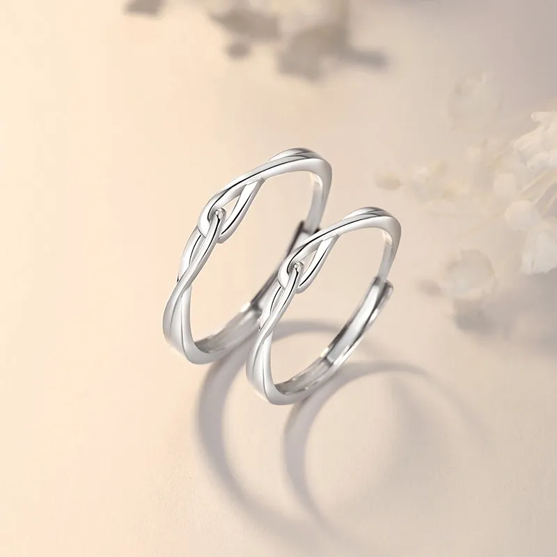Qing Yi 999 Fine Silver Rings Unisex-3