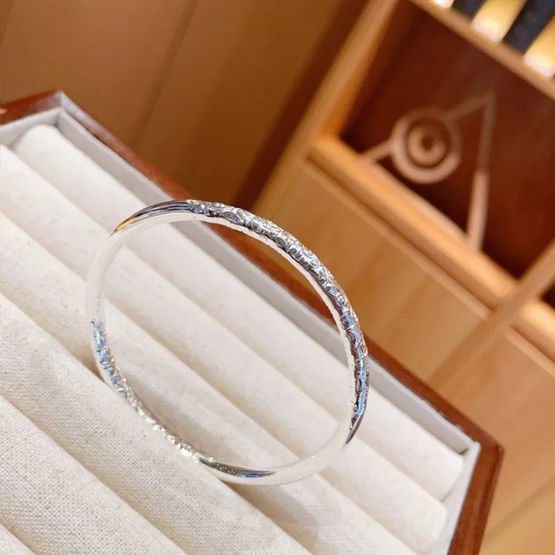 Qing Yi 999 Fine Silver Sterling Silver Bracelets Unisex-1