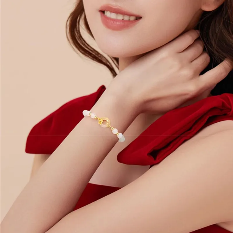 Qing Yi Chalcedony Bracelets Unisex-1
