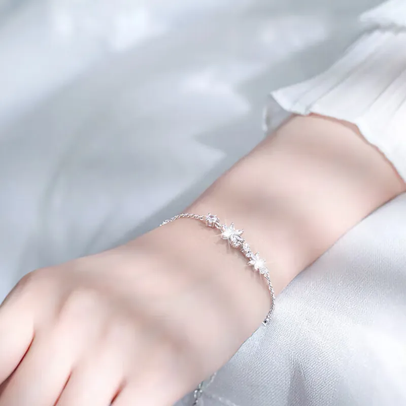 Qing Yi 925 Sterling Silver Bracelets Unisex-5