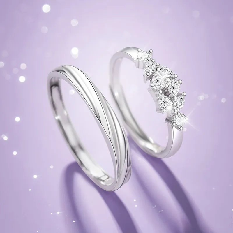 Qing Yi 999 Fine Silver Rings Unisex-2