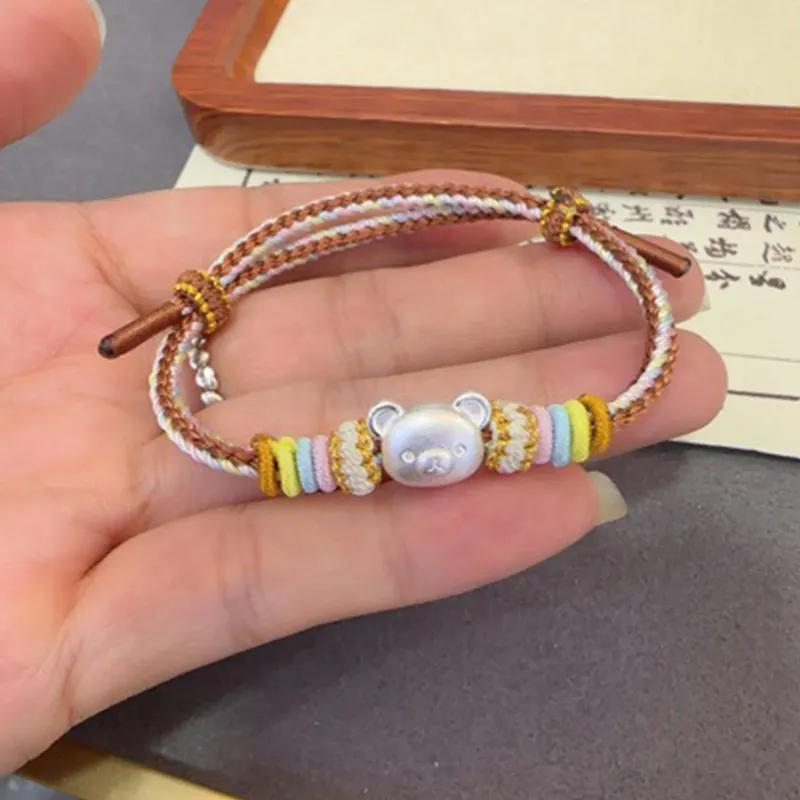 Qing Yi 999 Fine Silver Bracelets Unisex-3