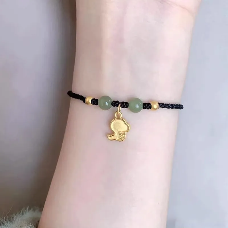 Qing Yi Gold Bracelet Unisex-4