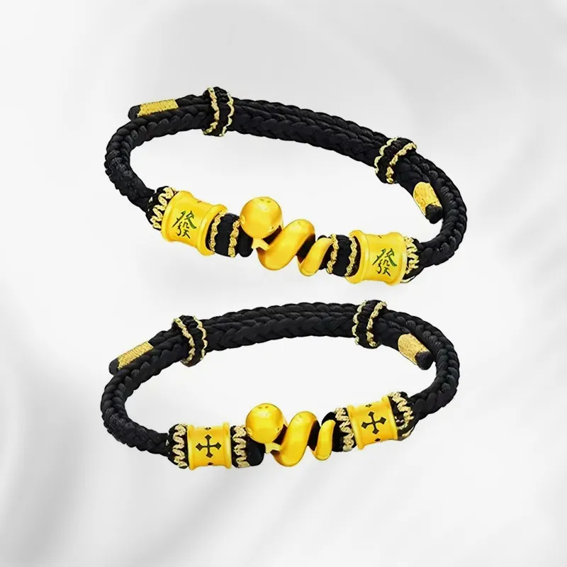 Qing Yi Gold Bracelet Unisex-3