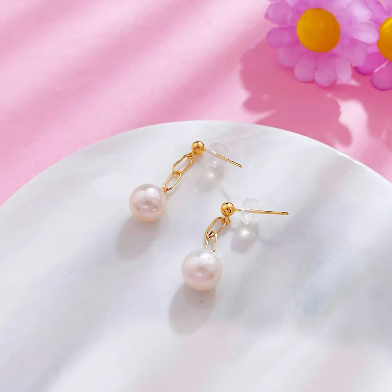 Qing Yi Freshwater Pearl Earrings Women's-3