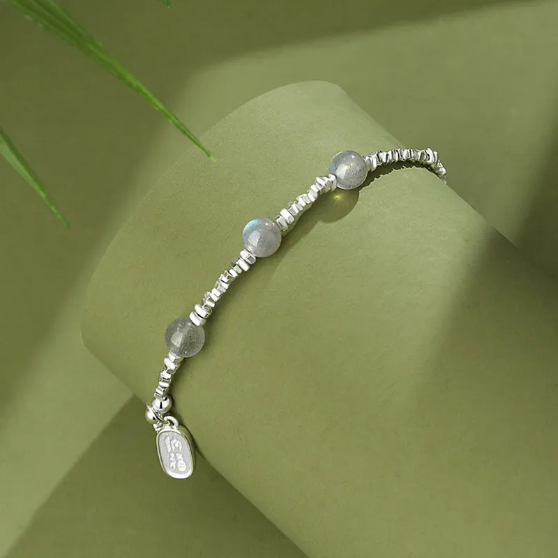 Qing Yi 925 Sterling Silver Bracelets Unisex-4