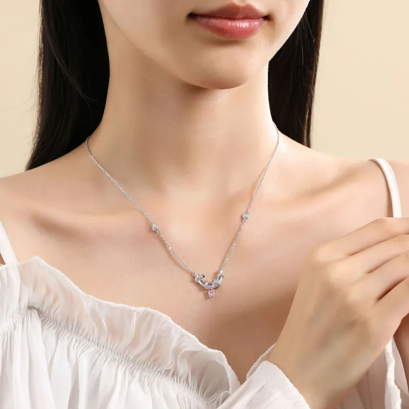 Qing Yi 925 Sterling Silver Necklaces Women's-4