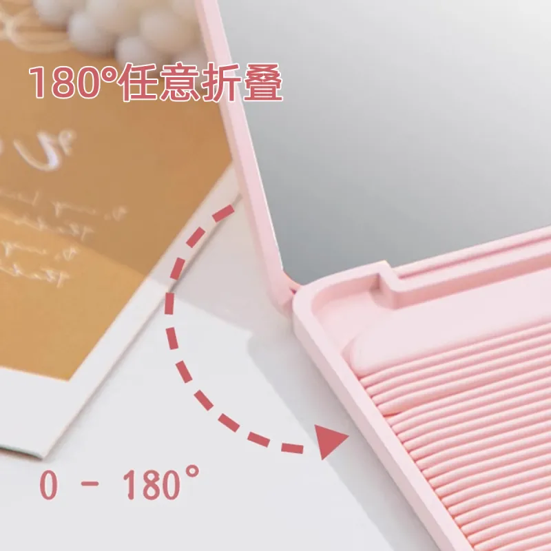 LMLTOP Small Comb Make Up Mirrors Portable-4