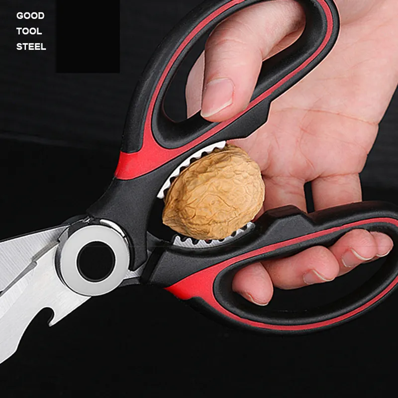 SHANGYELAMEILA Household Kitchen Shears Random Color-3