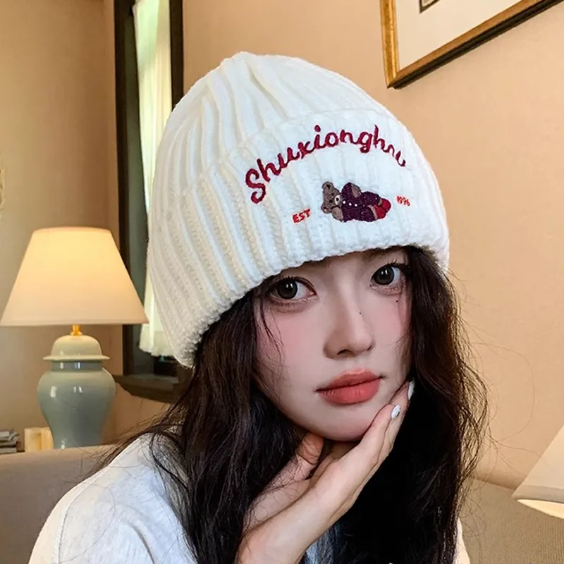 SLEEPYWALK Polyester Beanies Unisex-1