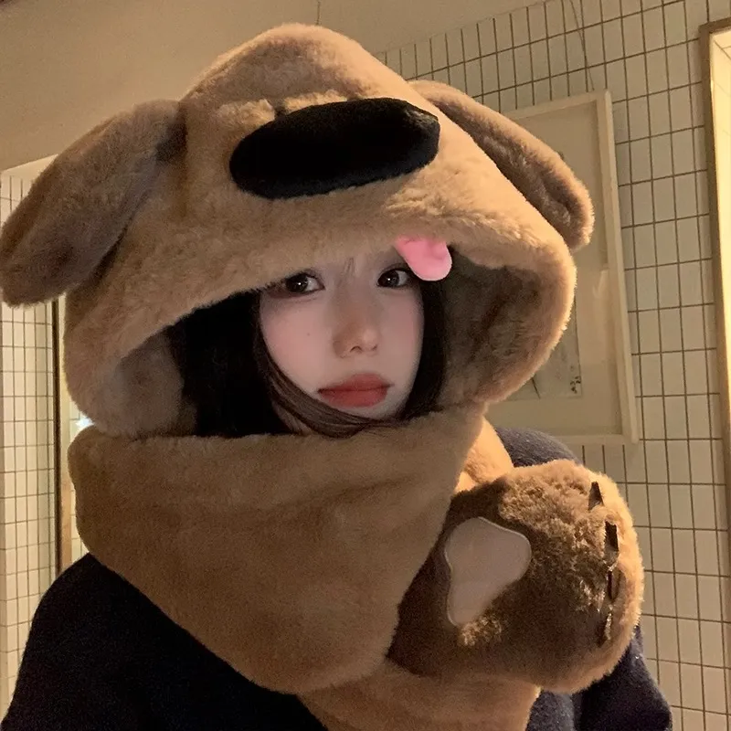 SLEEPYWALK Polyester Hoods & Plush Hats Unisex-3