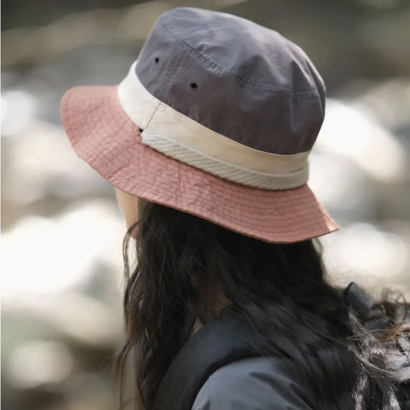 SLEEPYWALK Cotton Bucket Hats Unisex-4