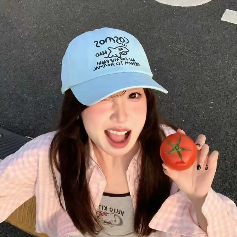 SLEEPYWALK Cotton Baseball Caps Unisex-1
