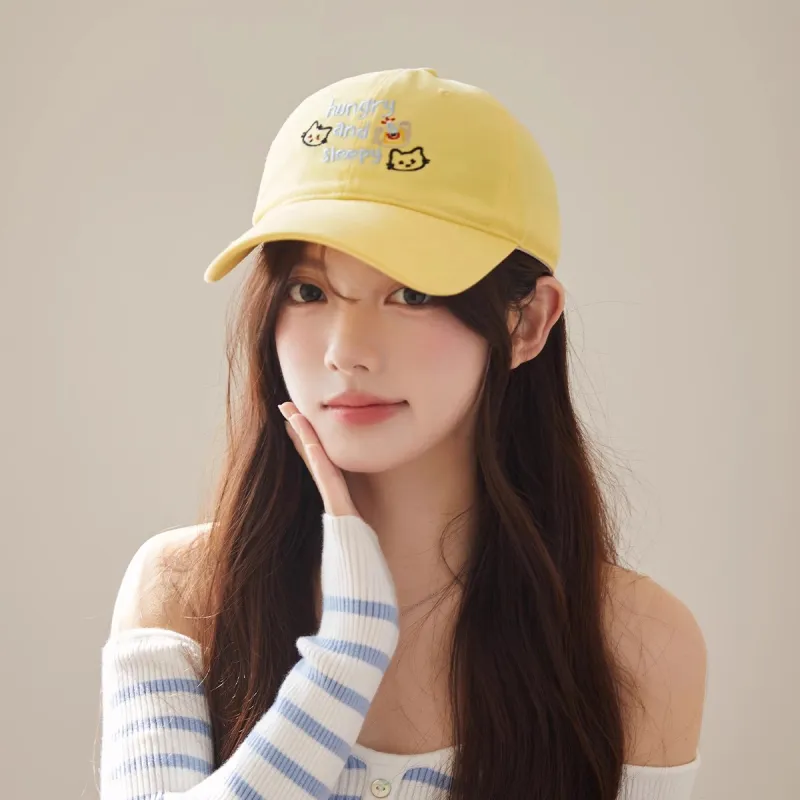 SLEEPYWALK Cotton Baseball Caps Unisex-3