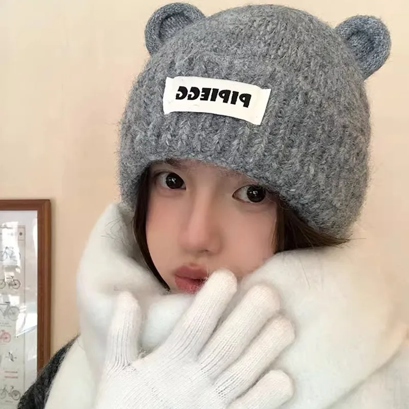 SLEEPYWALK Acrylic Beanies Women's-1