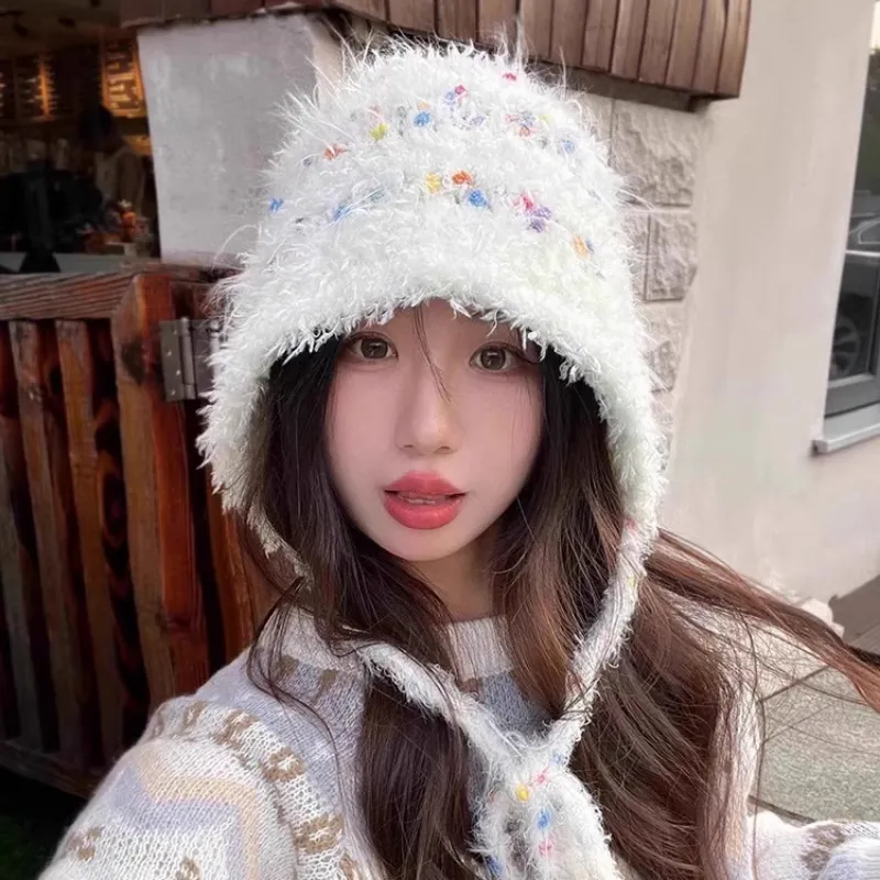 SLEEPYWALK Acrylic Beanies Women's-4