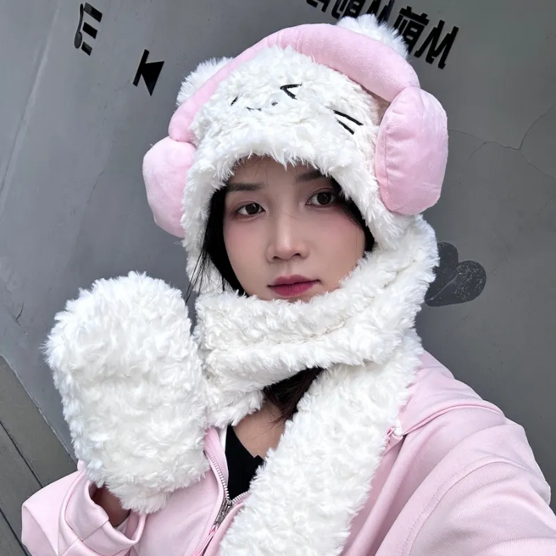 SLEEPYWALK Polyester Beanies Women's-3