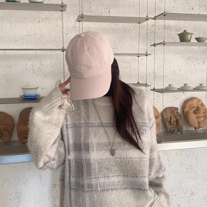 SLEEPYWALK Cotton Linen Blend Baseball Caps Unisex-8
