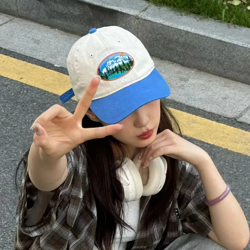 SLEEPYWALK Cotton Baseball Caps Unisex-1