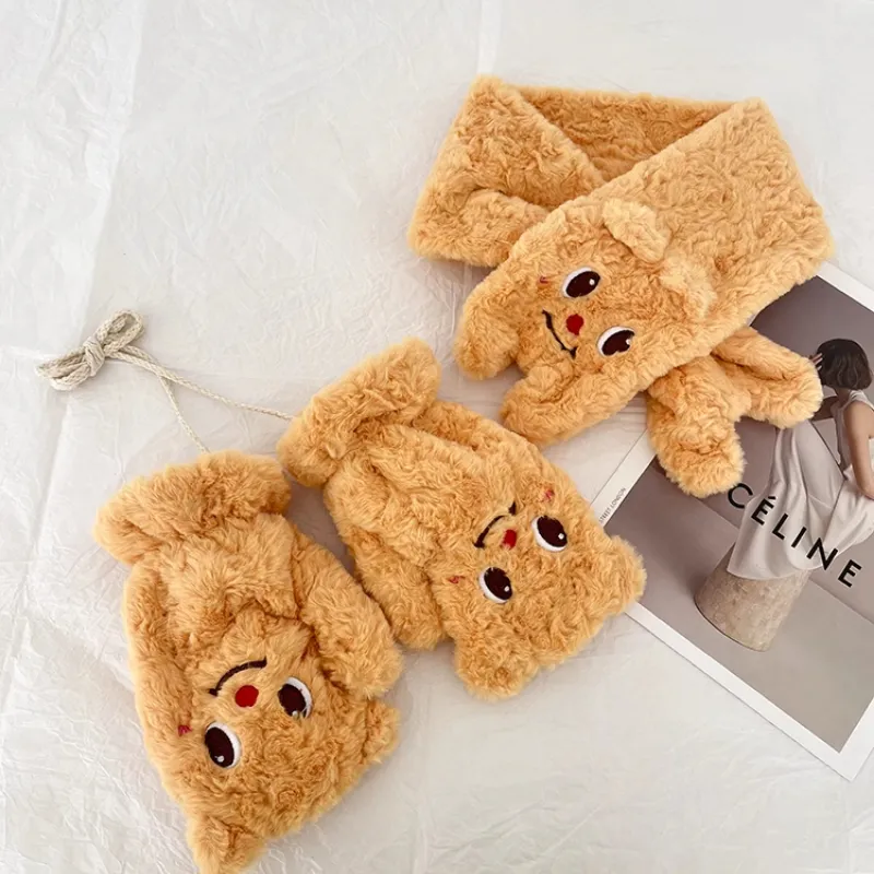 SLEEPYWALK Polyester Knit Gloves Unisex-4