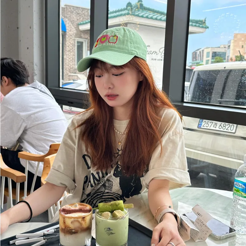 SLEEPYWALK Cotton Baseball Caps Unisex-1