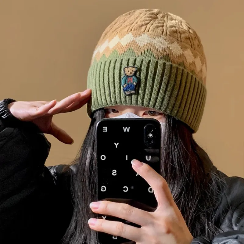 SLEEPYWALK Acrylic Beanies Unisex-3