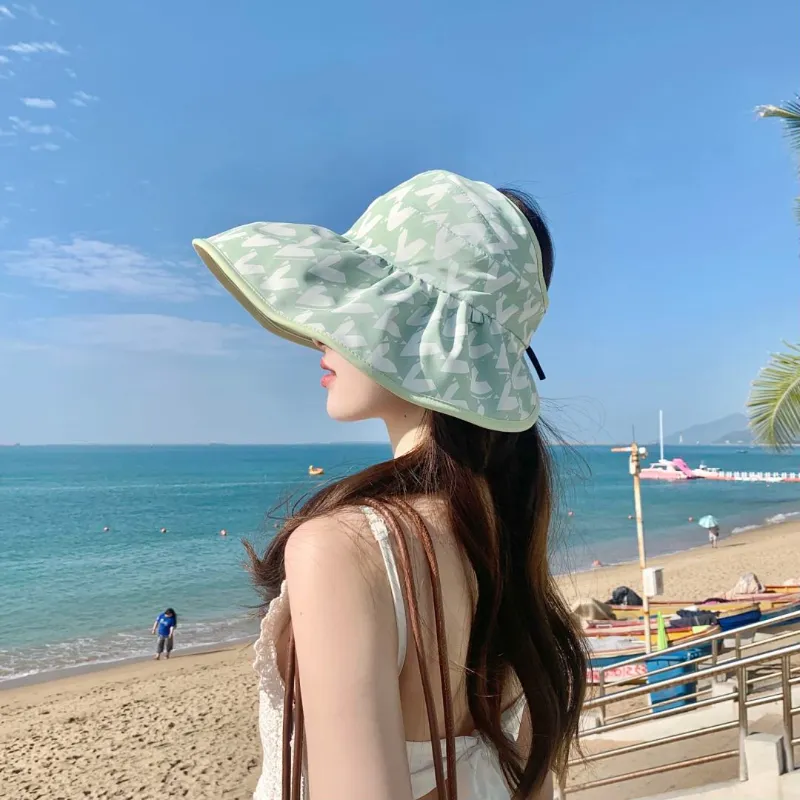SLEEPYWALK Polyester Sun Protection Hats Women's-1